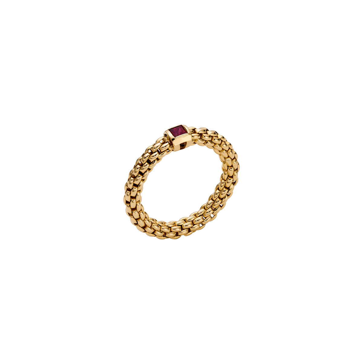 FOPE Souls Collection Stretchy Ring with Ruby