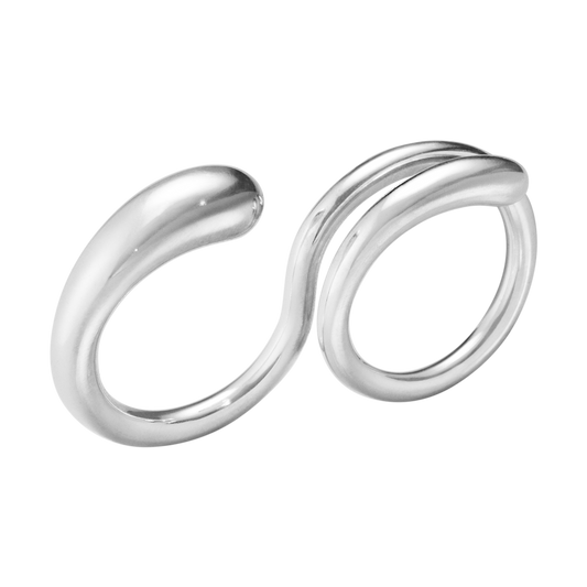 Georg Jensen Sterling Silver Mercy Double Ring