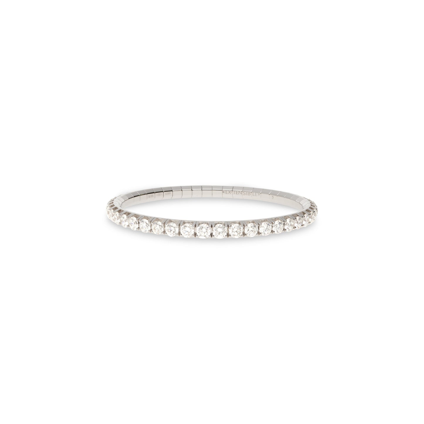 Stretchy Diamond Tennis Bracelet | 8,78ct Yellow, Rose & White Gold