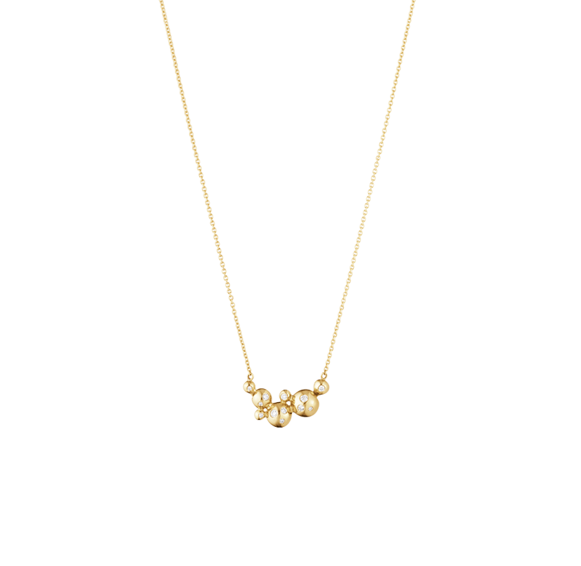 Georg Jensen Moonlight Grapes Gold Pendant