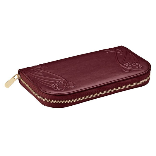 WOLF X LIBERTY Ianthe Travel Jewellery Portfolio - Burgundy