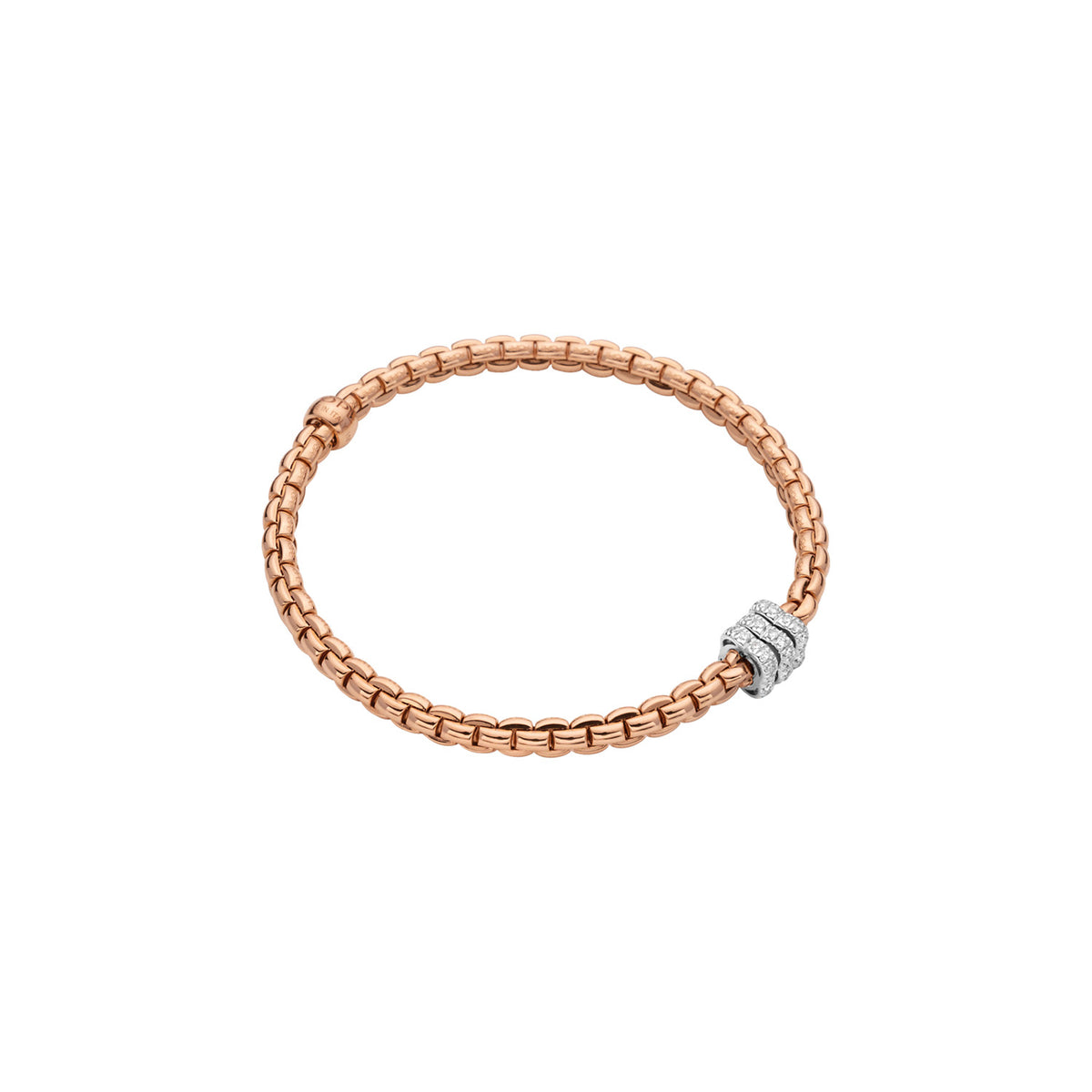 FOPE Eka Flex’it Bracelet with Diamond Rondel 0.33ct
