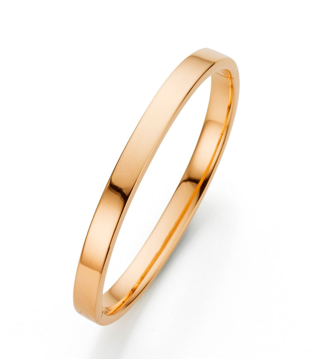 18ct Yellow Gold Flat Profile Bangle