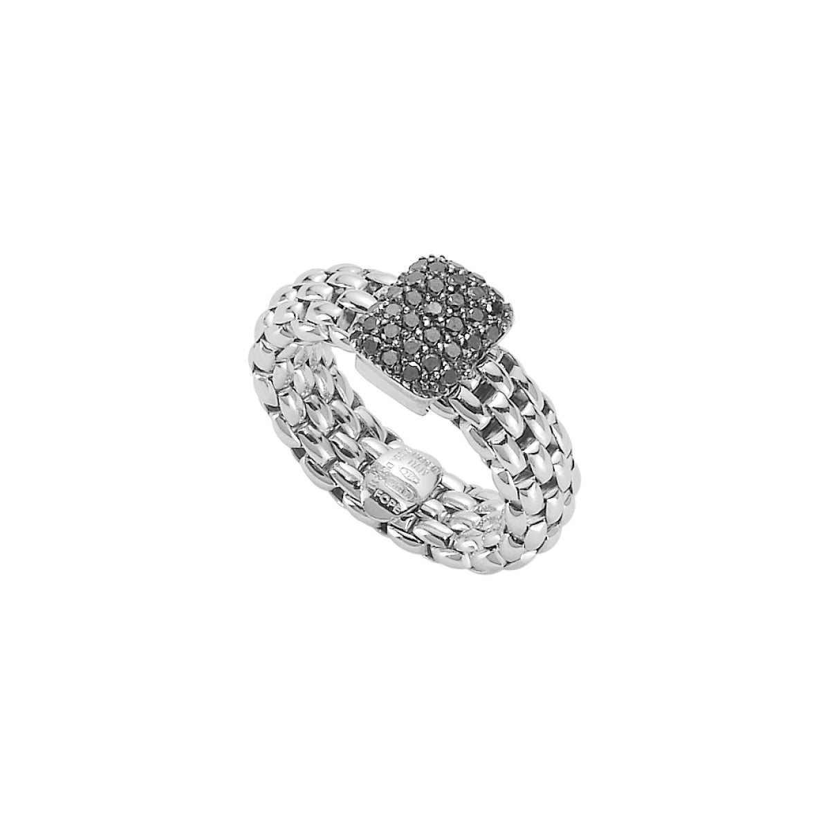 Vendôme Flex'It Ring -Black Diamond Pavé Accent Ring