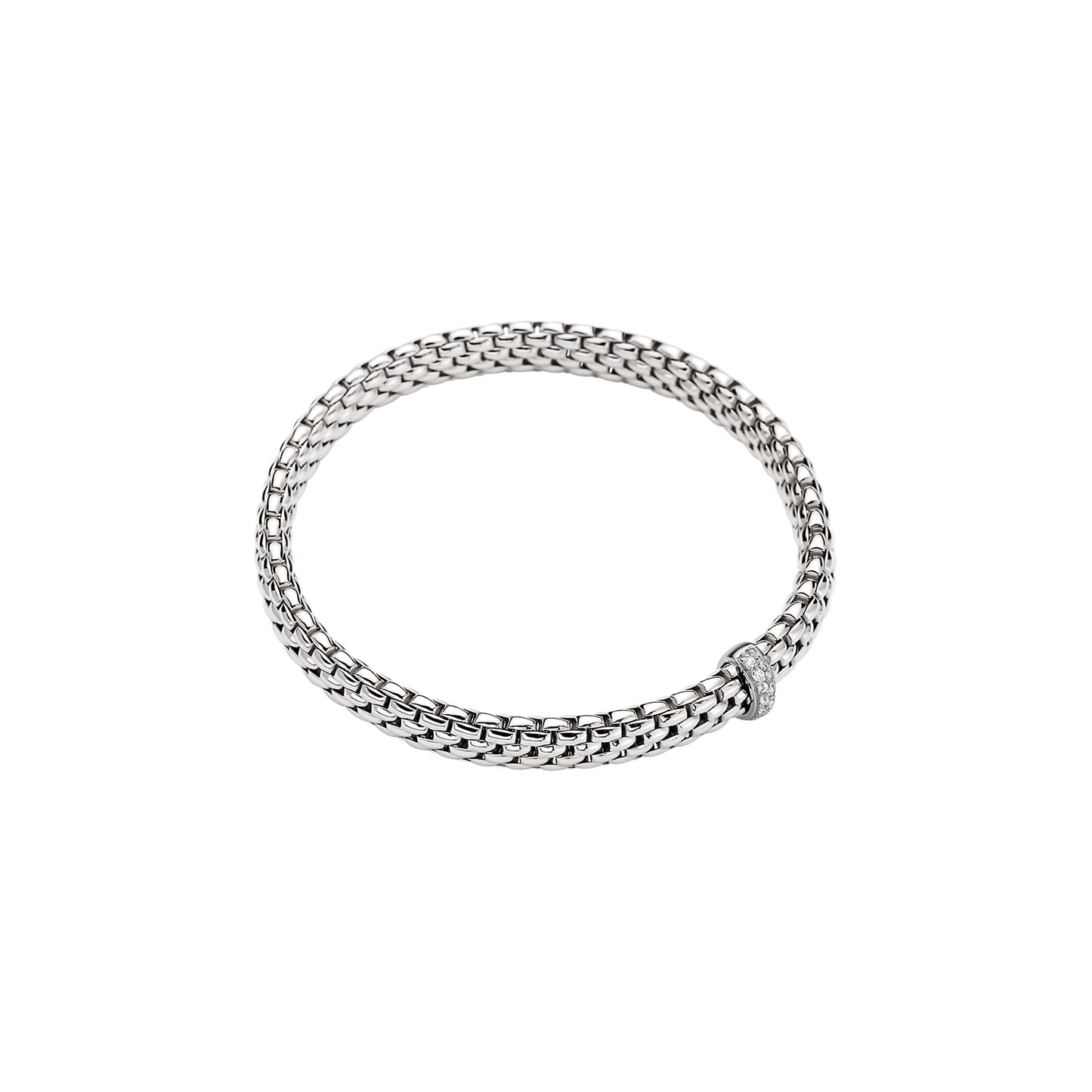 Fope Vendôme Bracelet- Pavé Diamond Rondel