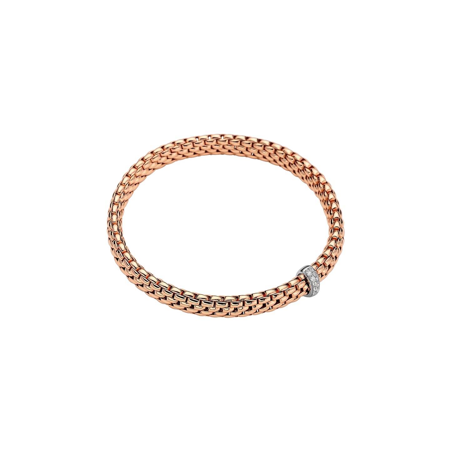Fope Vendôme Bracelet- Pavé Diamond Rondel
