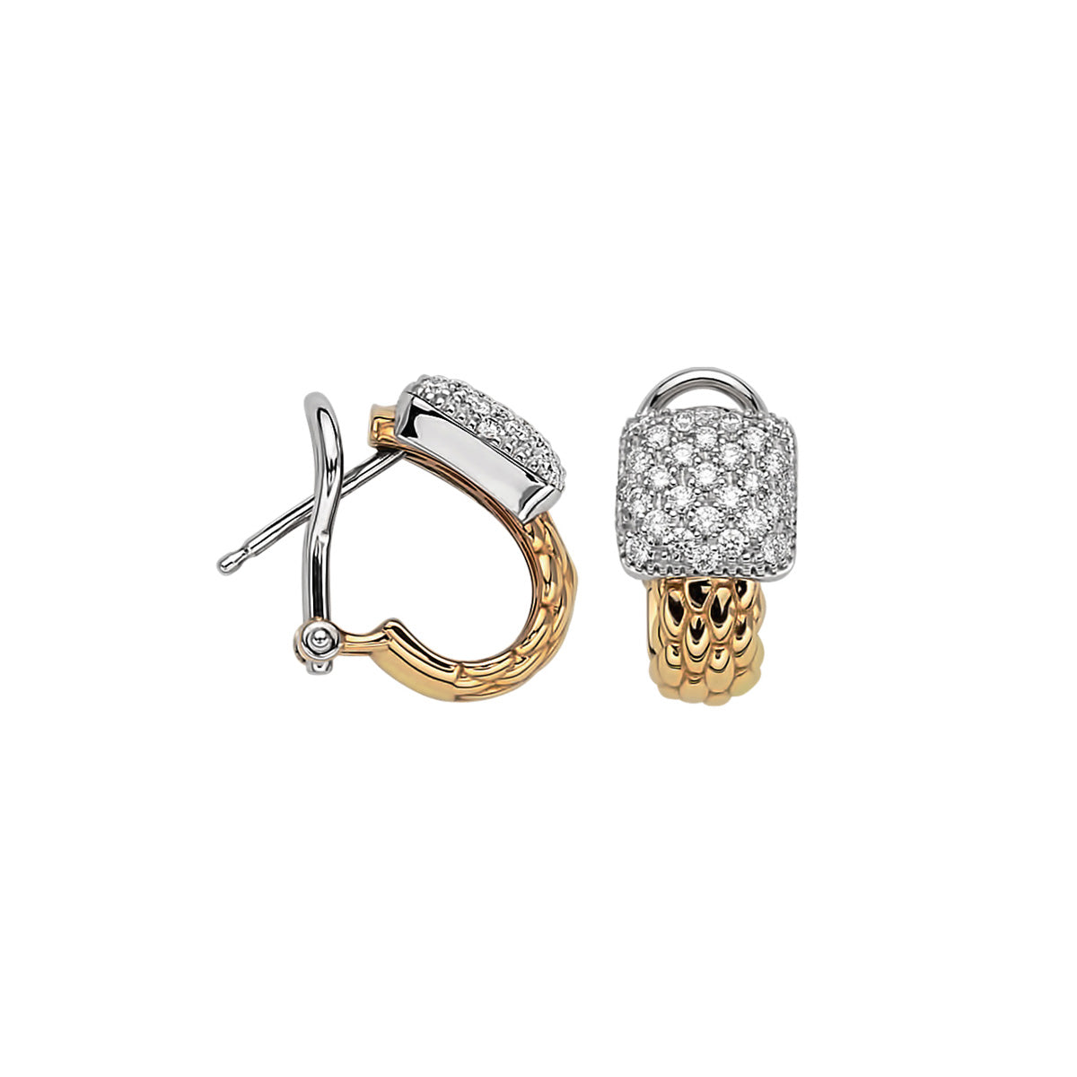 Fope Vendôme Earrings with Diamond Pavé