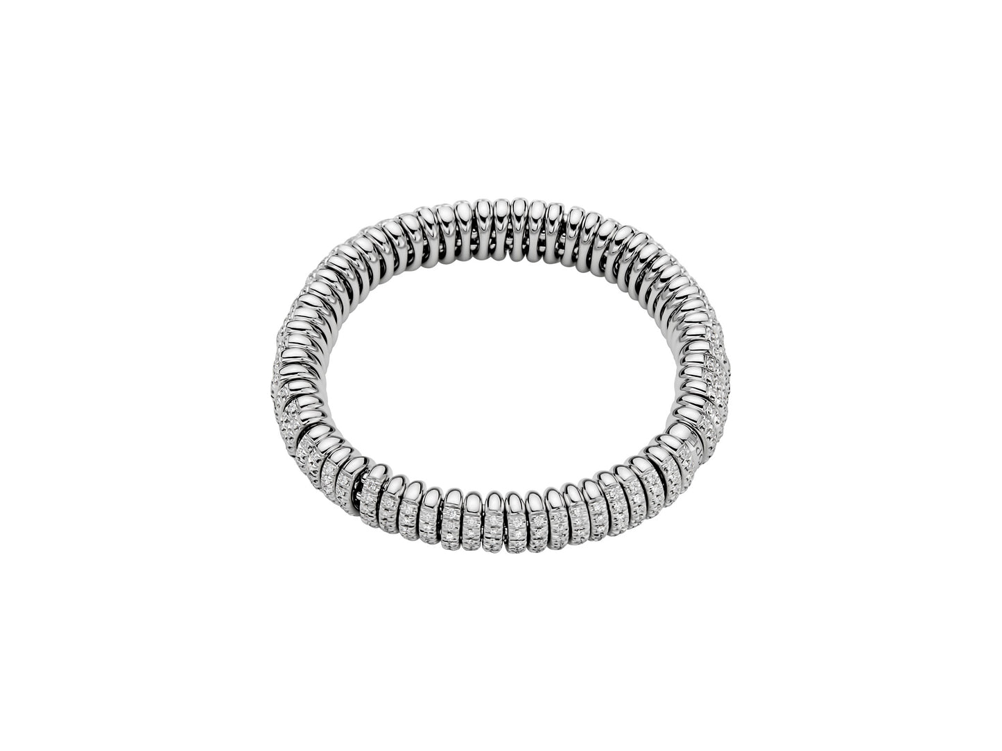 Fope Vendôme Bracelet - Full Pavé Diamond Rondel Bracelet