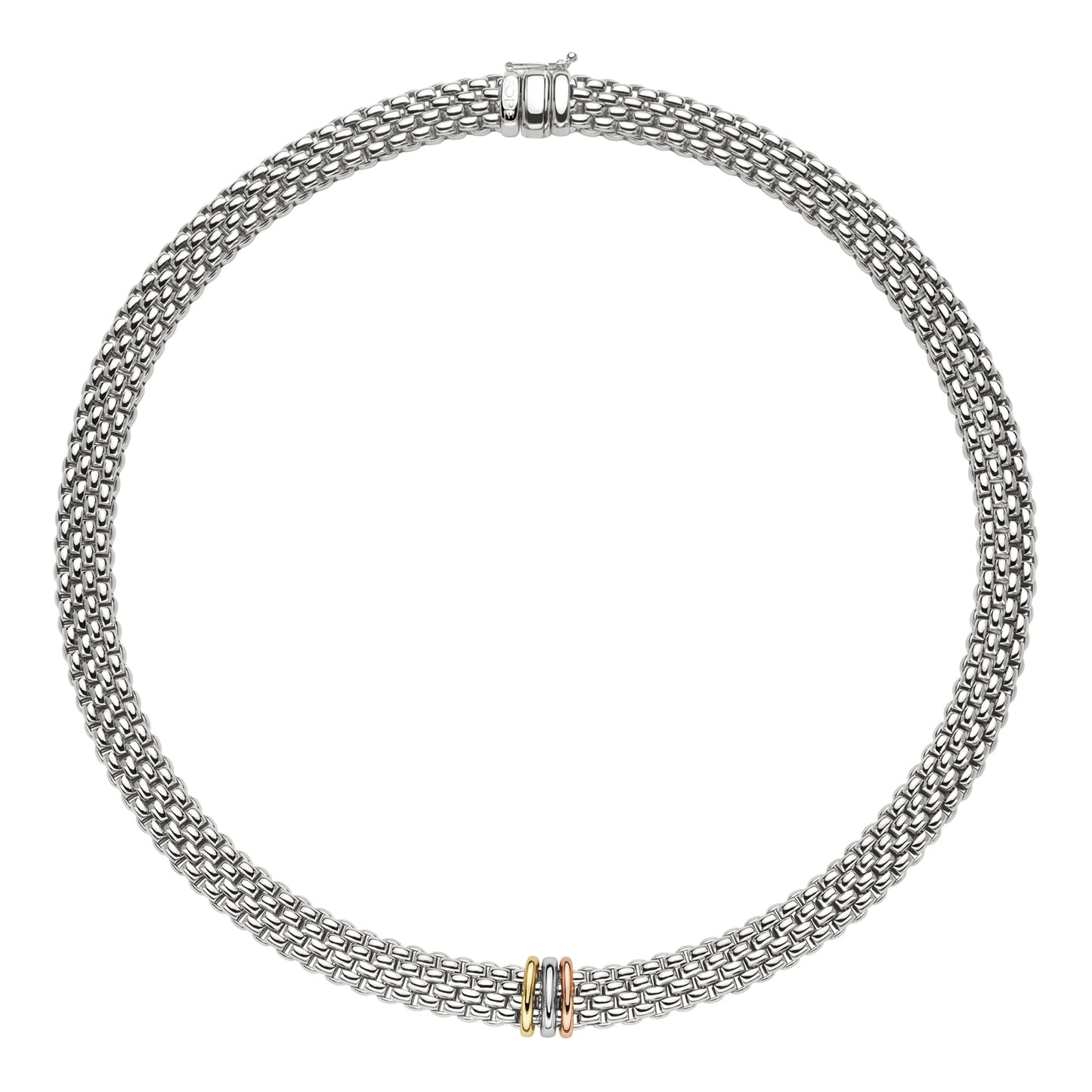 FOPE Panorama Collier Necklace- Mix Gold Rondel