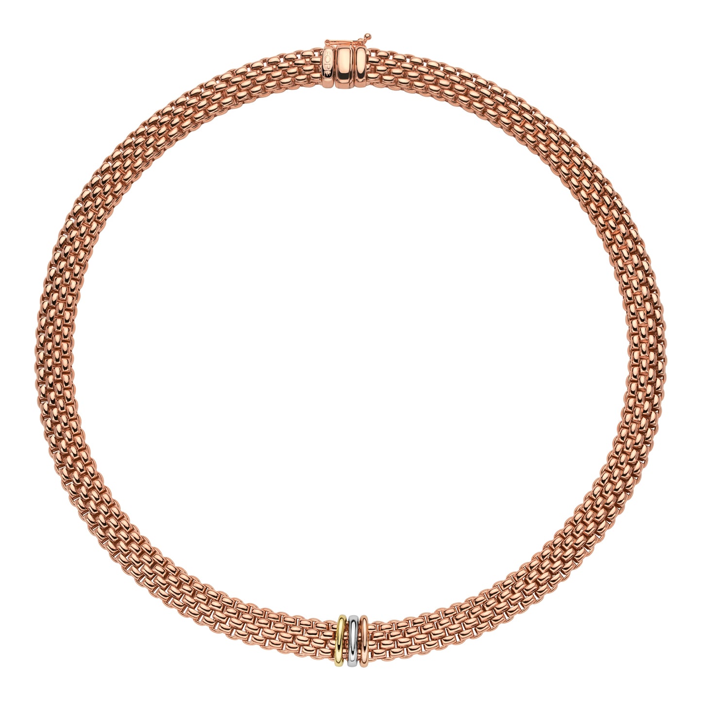 FOPE Panorama Collier Necklace- Mix Gold Rondel