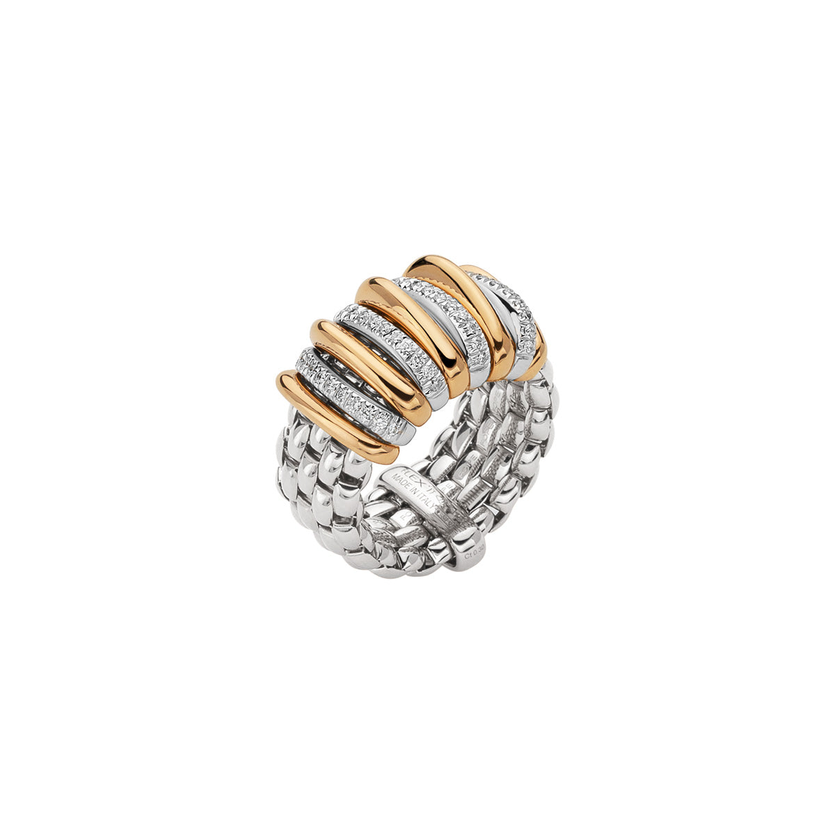 FOPE Panorama Semi Pavé Ring
