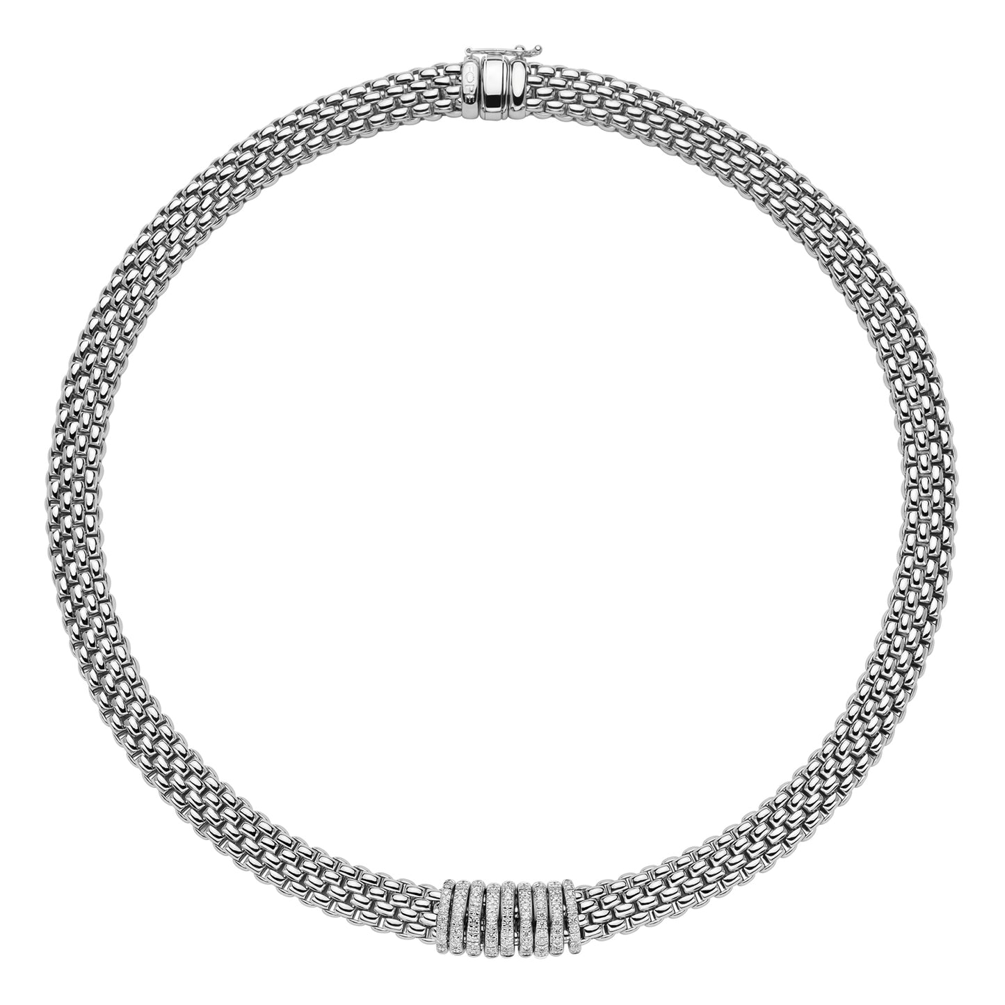 FOPE Panorama Collier Necklace- full pave