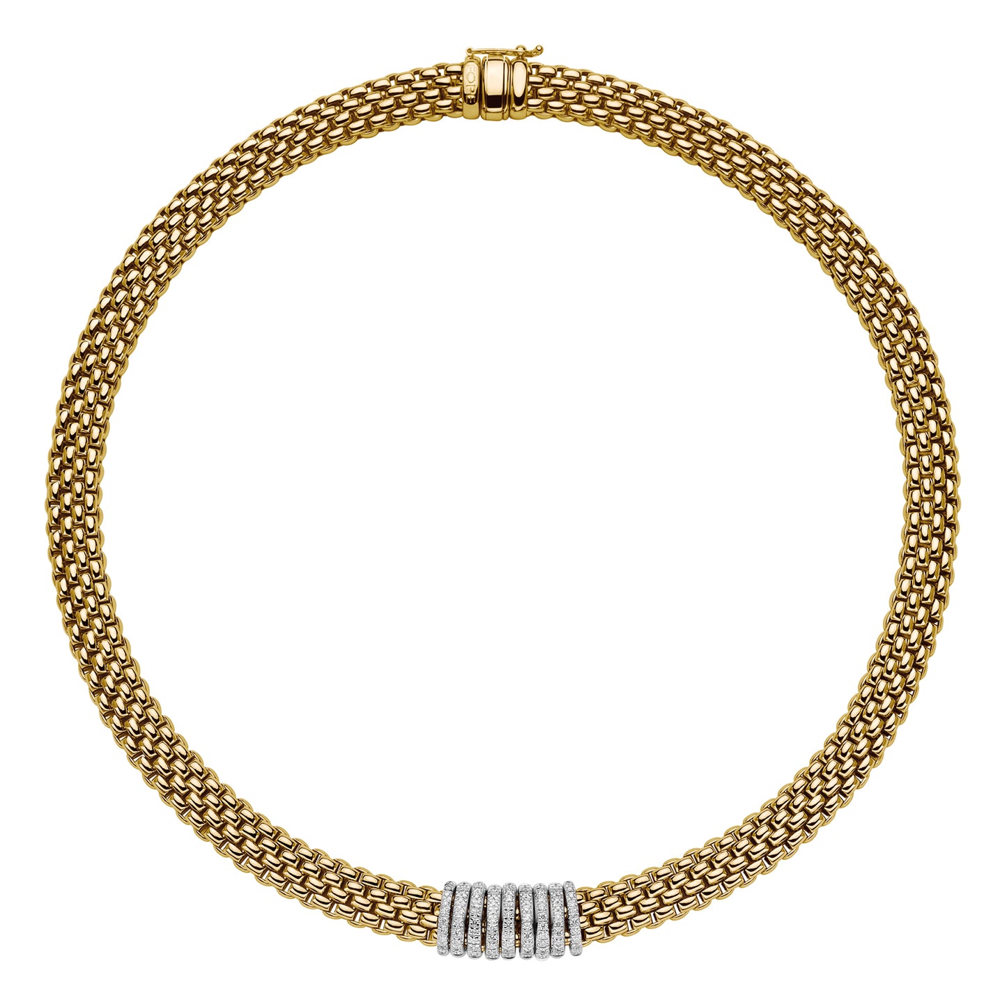 FOPE Panorama Collier Necklace- full pave