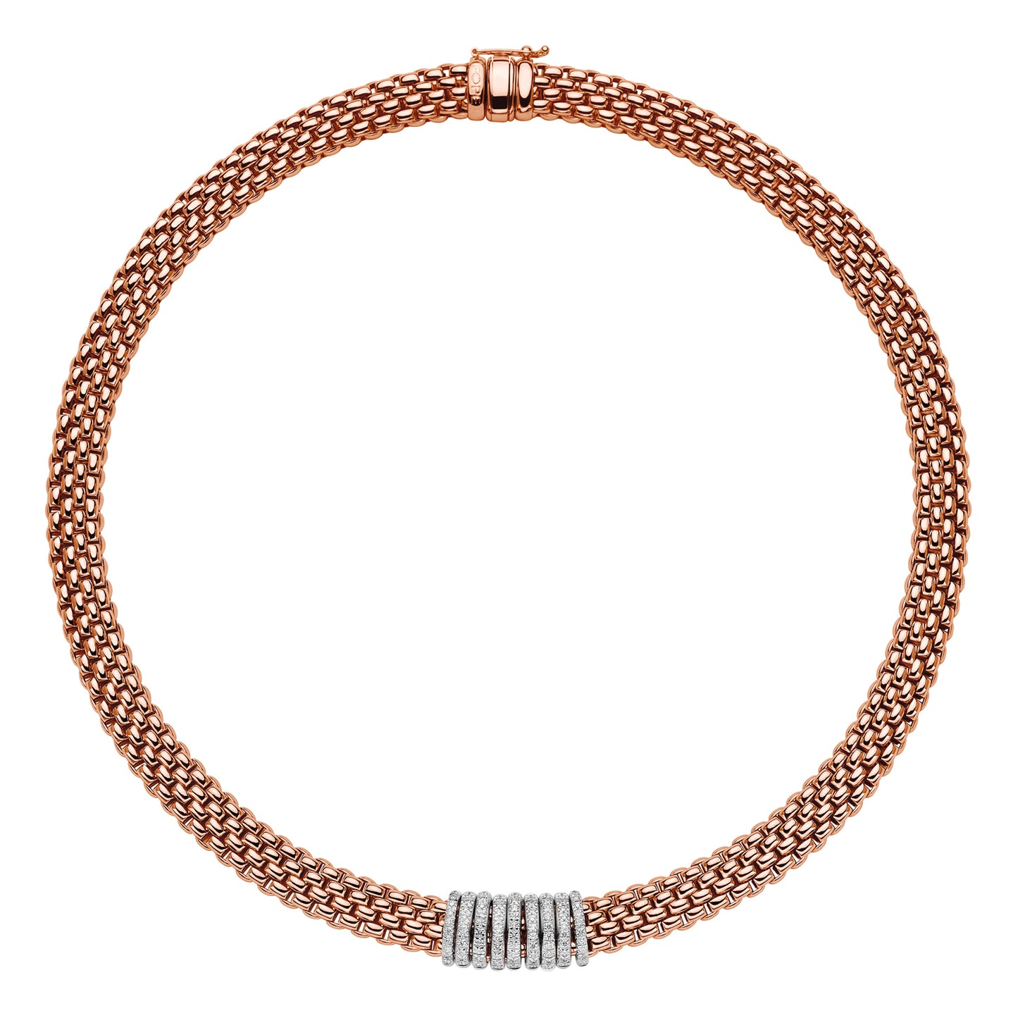 FOPE Panorama Collier Necklace- full pave