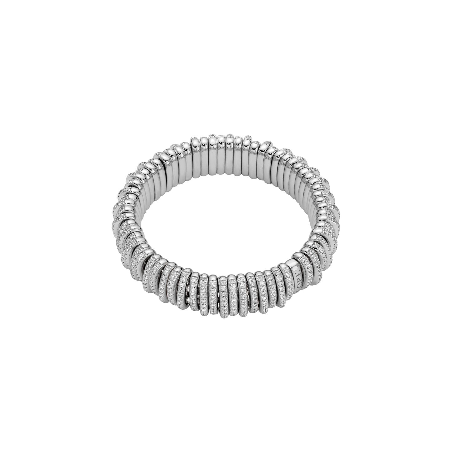 FOPE Panorama Bracelet with Full Diamond Rondels – 4.63ct