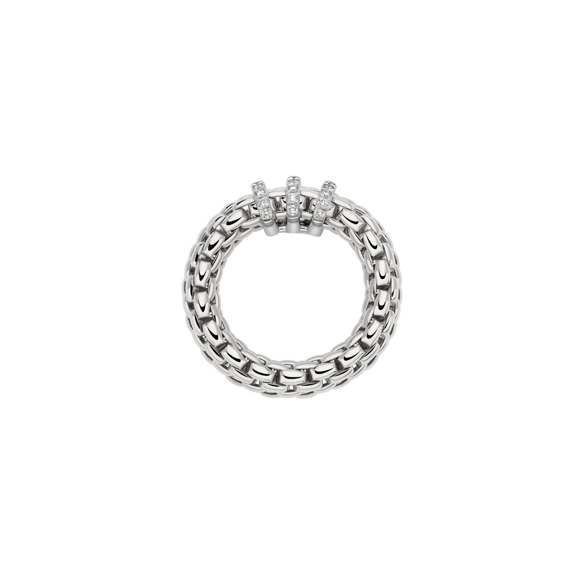 Vendôme Flex'It Ring -Three White Diamond Accents