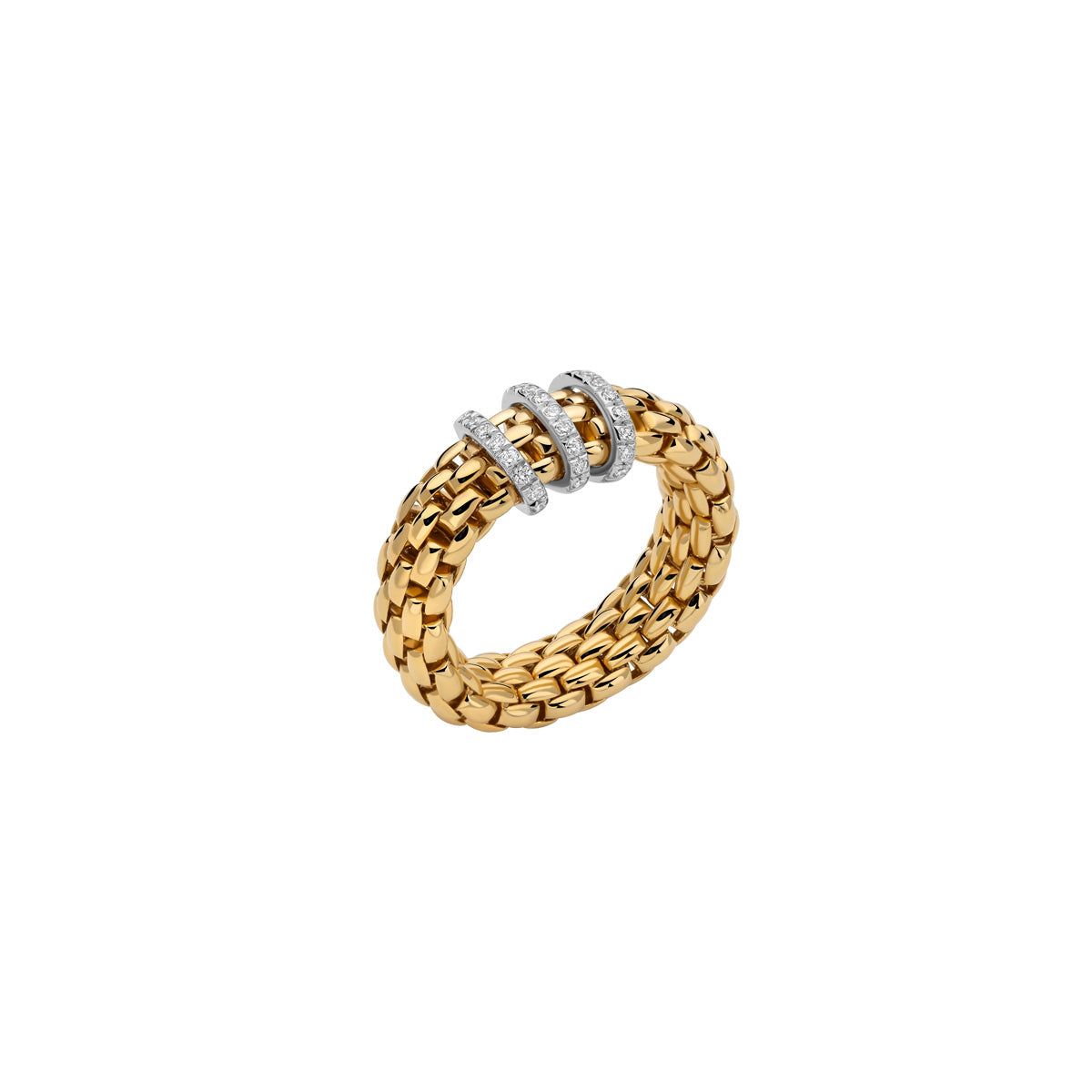 Vendôme Flex'It Ring -Three White Diamond Accents