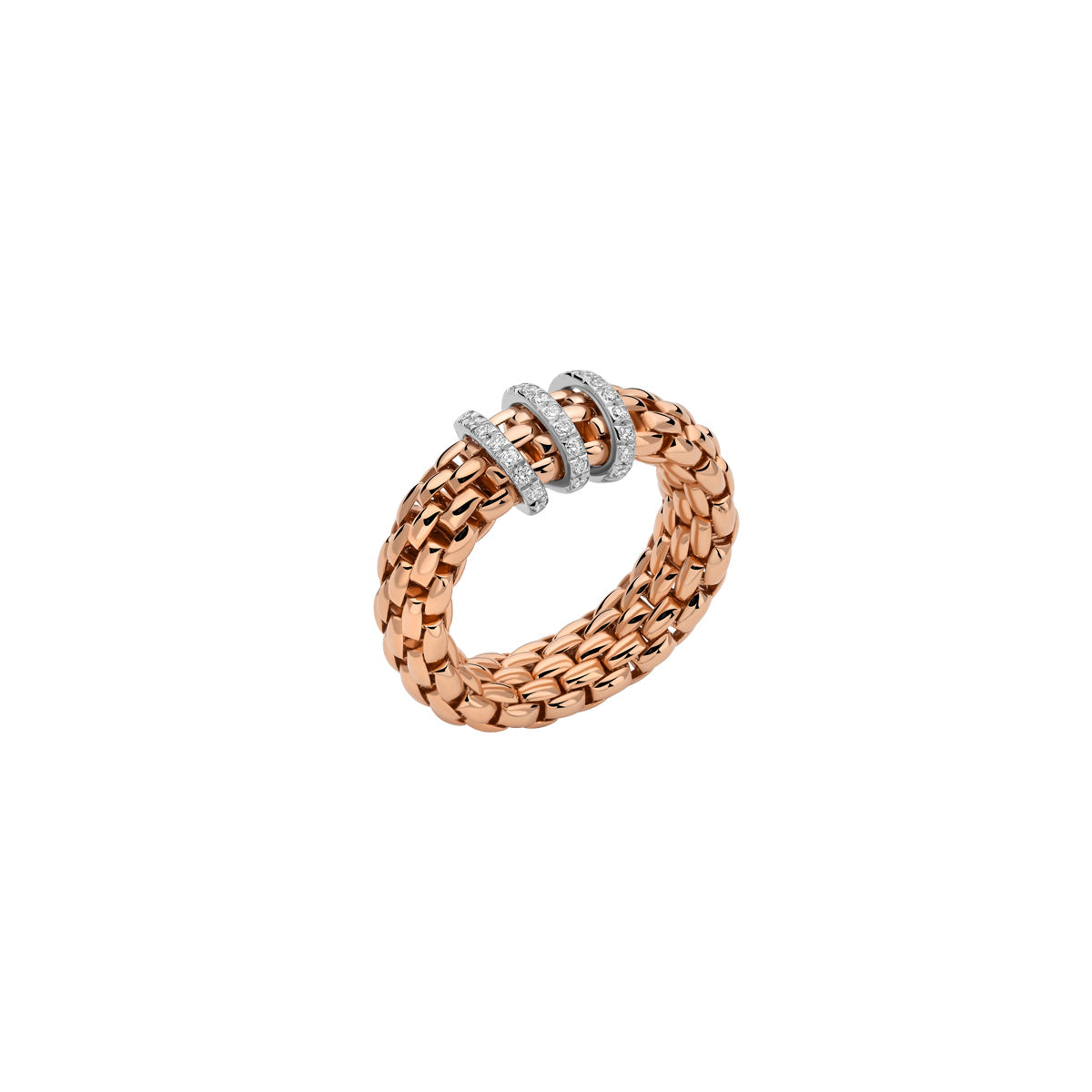 Vendôme Flex'It Ring -Three White Diamond Accents