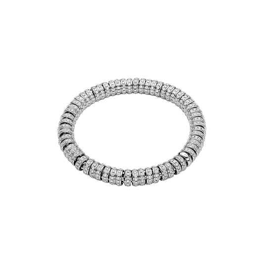 FOPE Icone Full 5ct Diamond and 18ct Gold Flex'it Bracelet