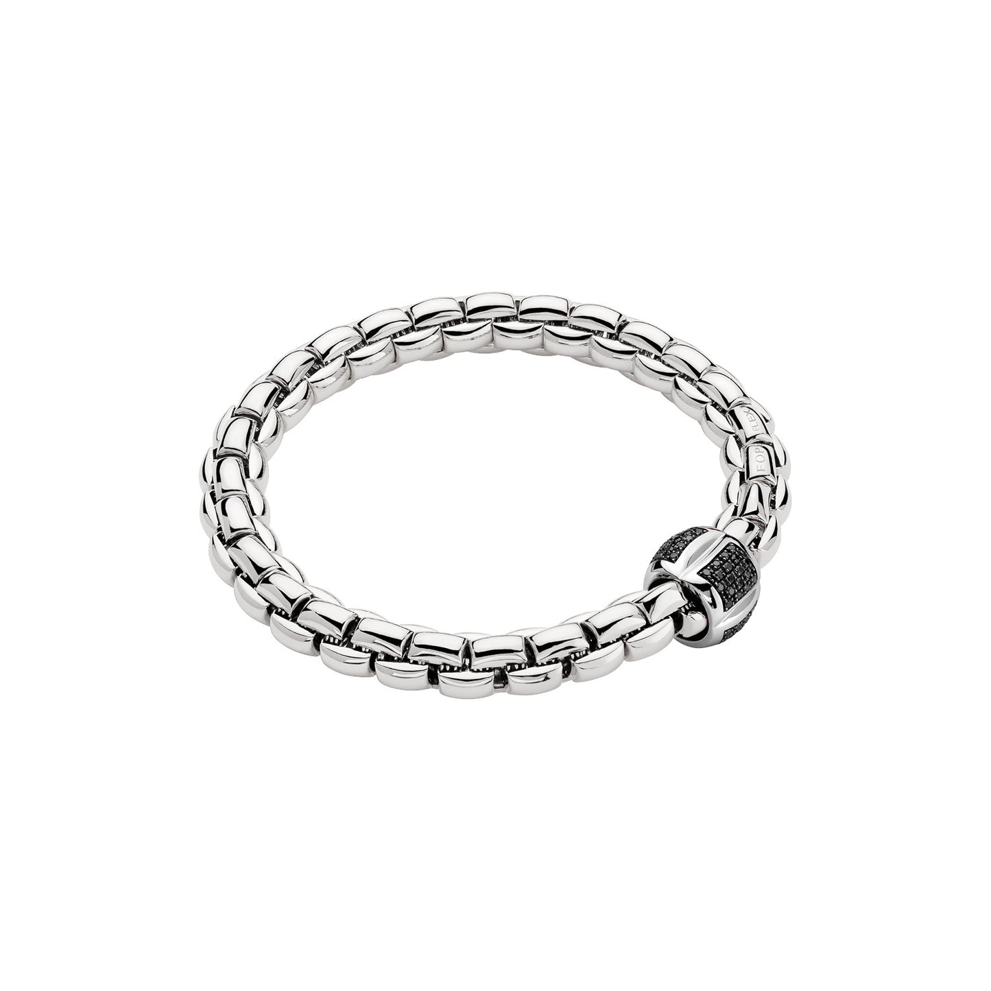 FOPE Eka Flex’it Bracelet with Black Diamond Rondel