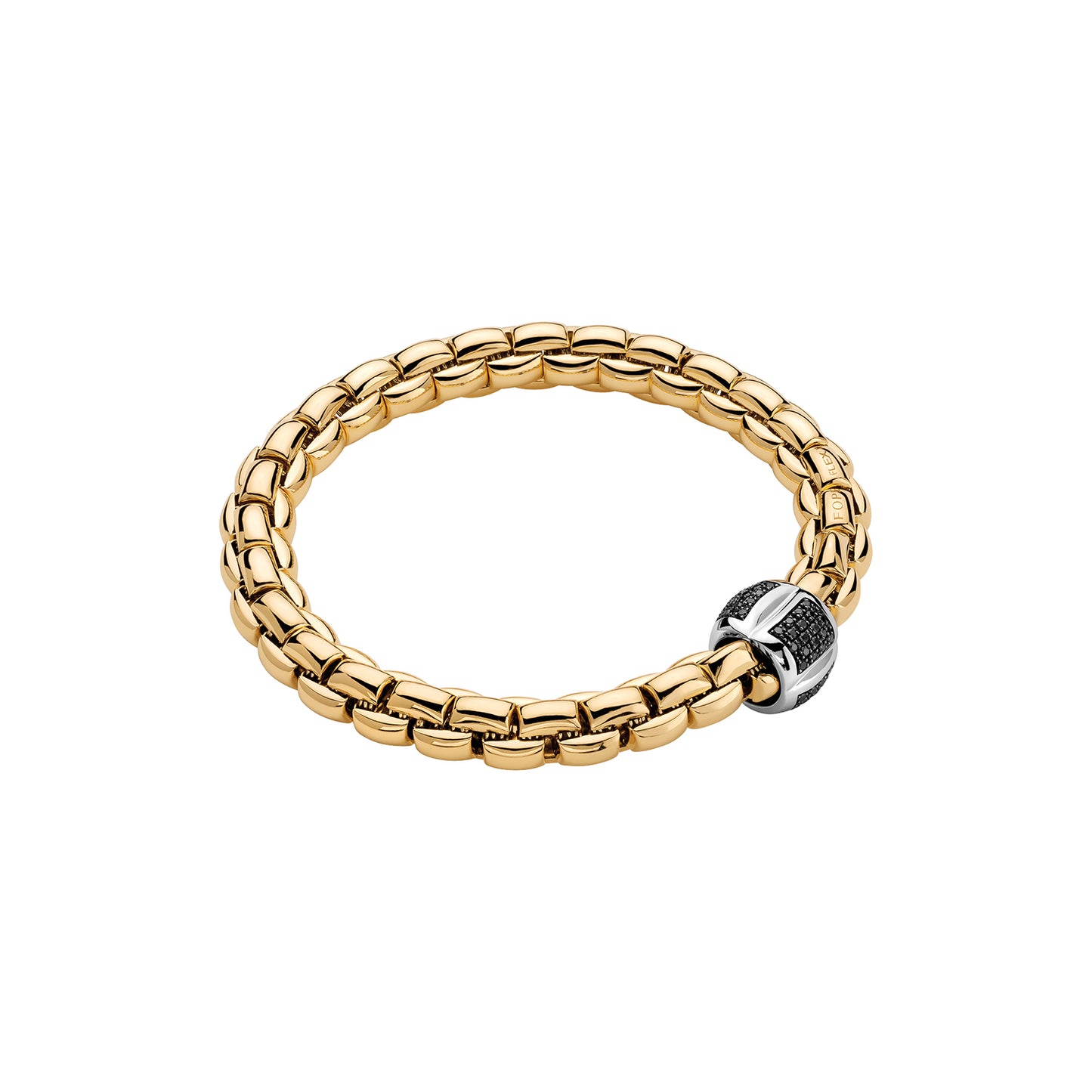 FOPE Eka Flex’it Bracelet with Black Diamond Rondel