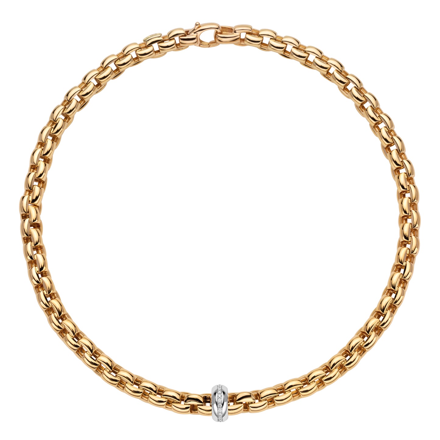 FOPE Eka Necklace- Diamond Line Rondel