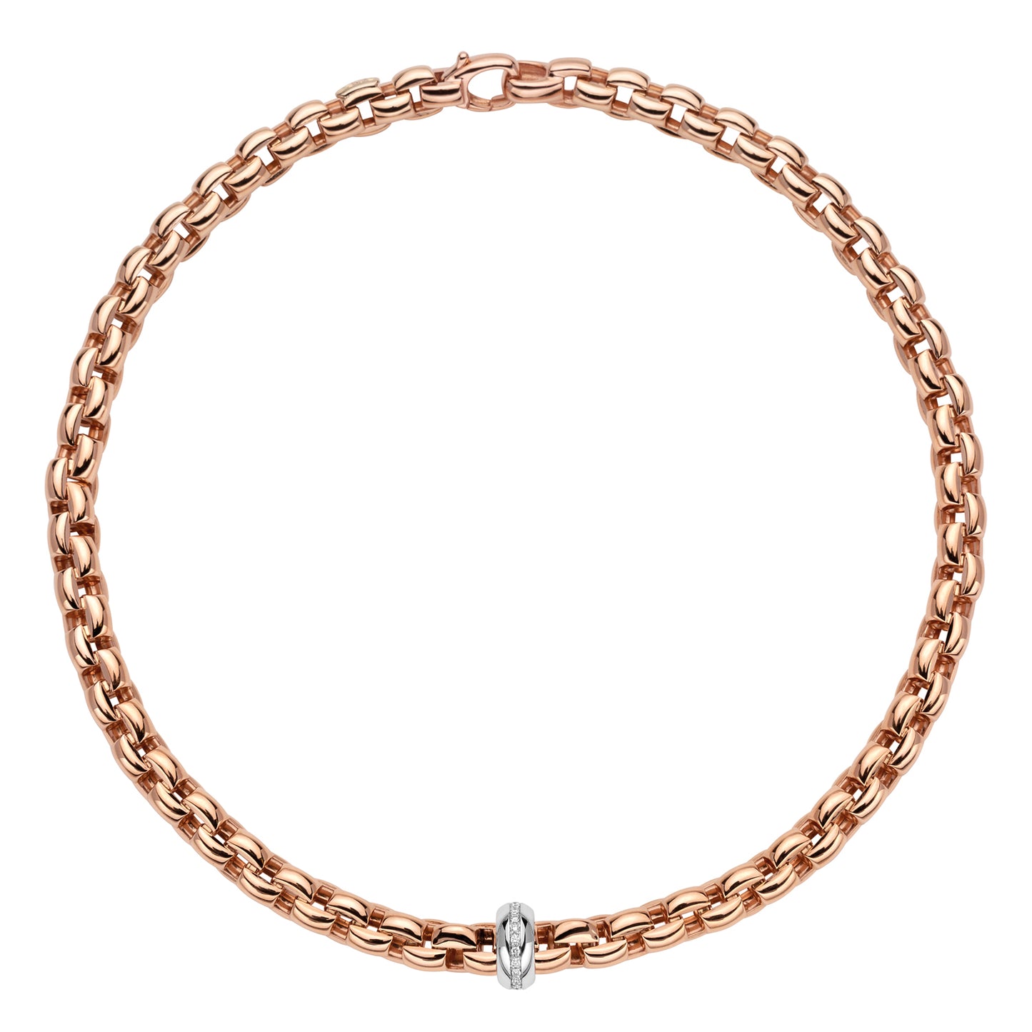 FOPE Eka Necklace- Diamond Line Rondel