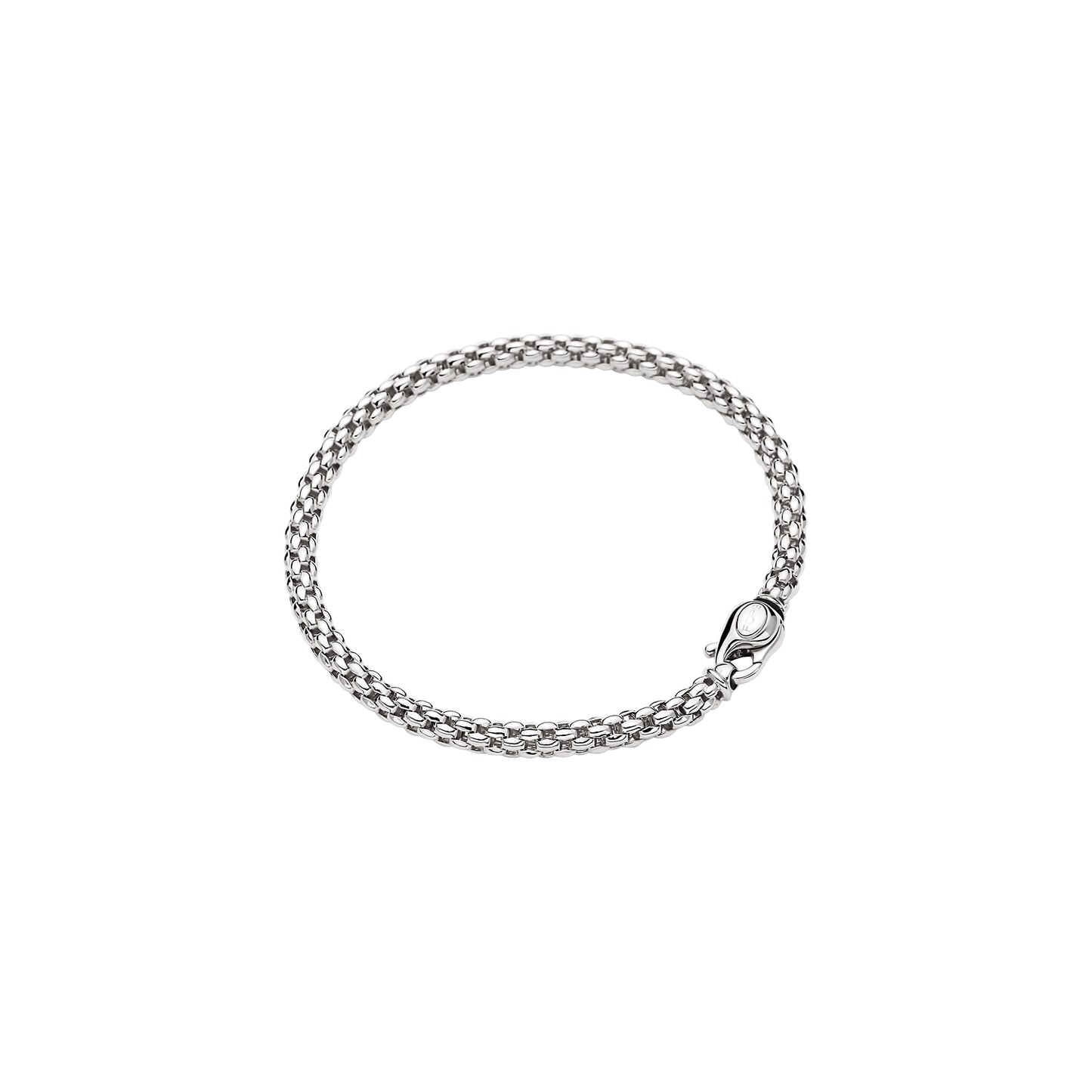 Solo Collection: White Gold Bracelet