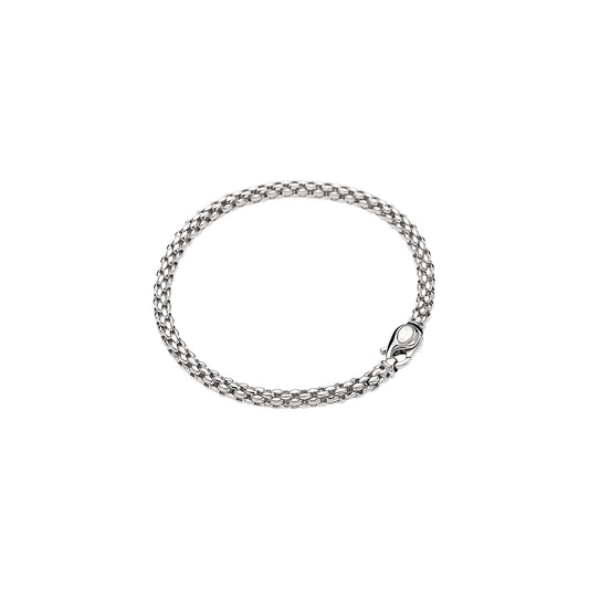 Solo Collection: White Gold Bracelet