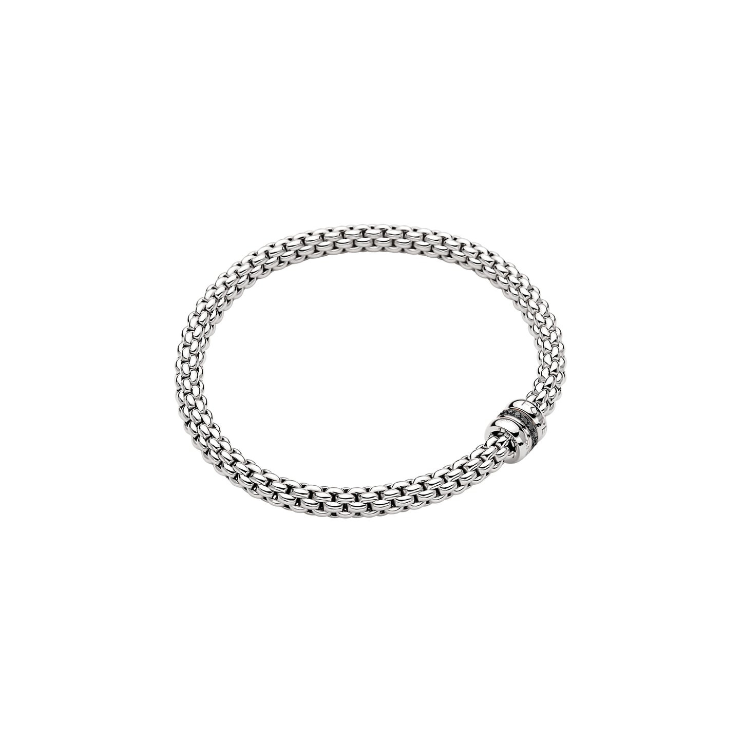 Solo Collection Black Diamond Rondel Bracelet