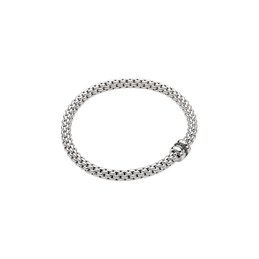 Solo Collection Black Diamond Rondel Bracelet