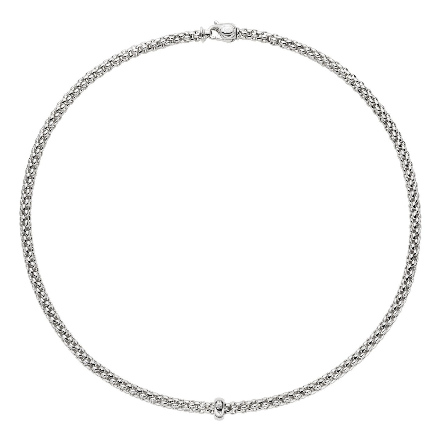 Solo Collection: Prima Link Necklace with Diamond Rondel