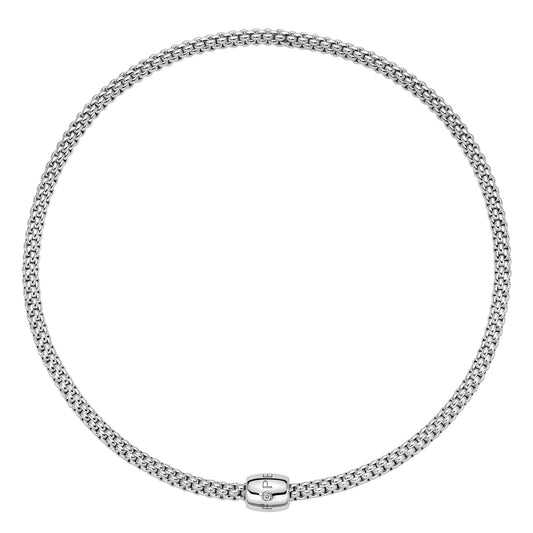 Solo Collection: Prima Choker Necklace with Diamond Clasp
