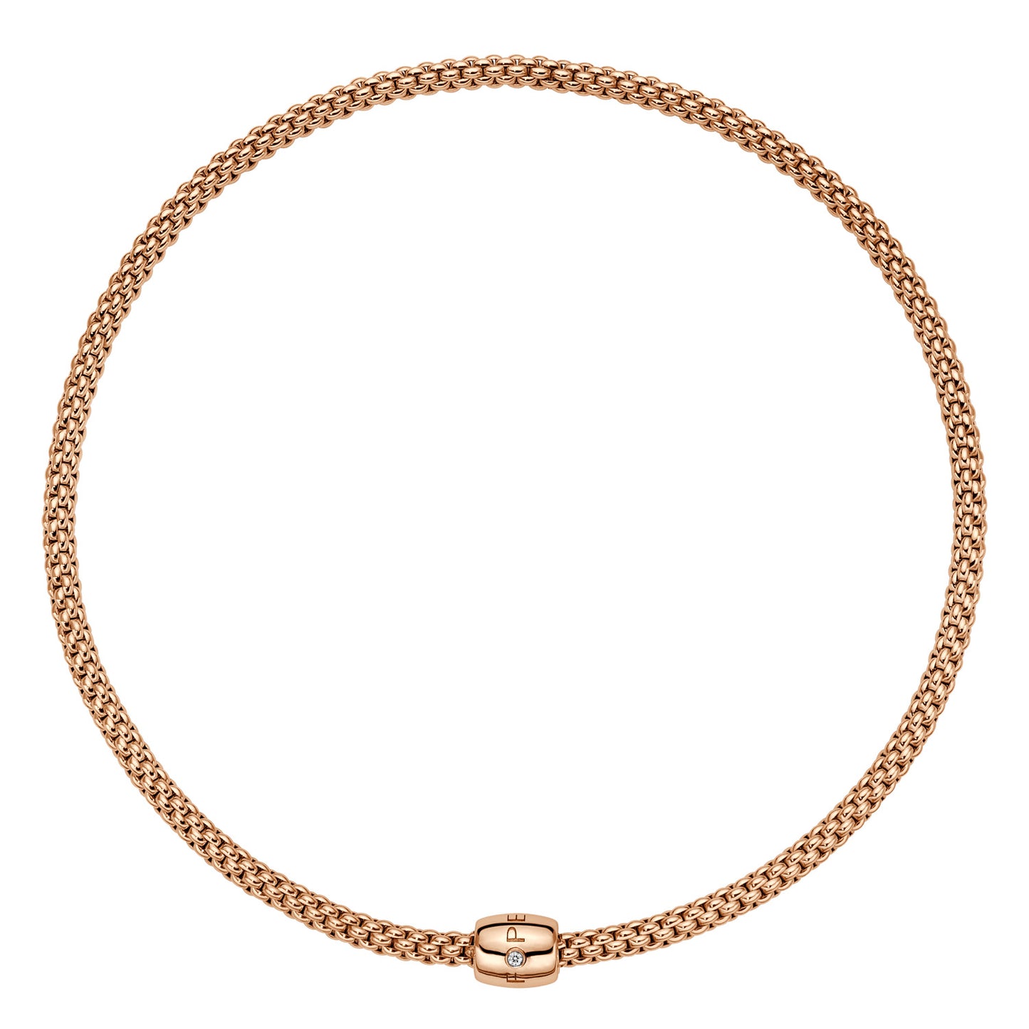Solo Collection: Prima Choker Necklace with Diamond Clasp