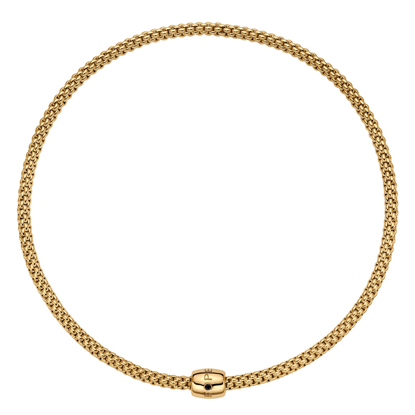 Solo Collection: Prima Choker Necklace with Black Diamond Clasp