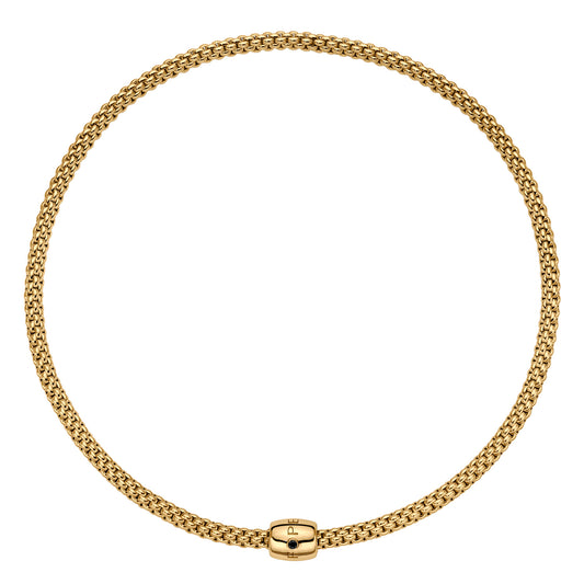 Solo Collection: Prima Choker Necklace with Black Diamond Clasp