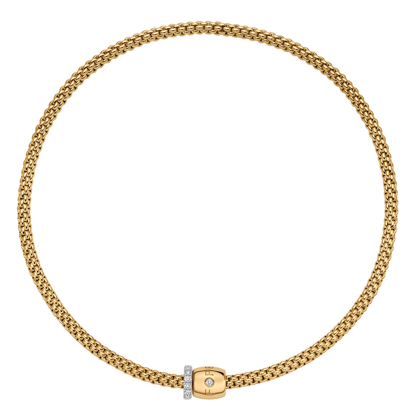 Solo Collection: Prima Choker Necklace with Diamond Rondel