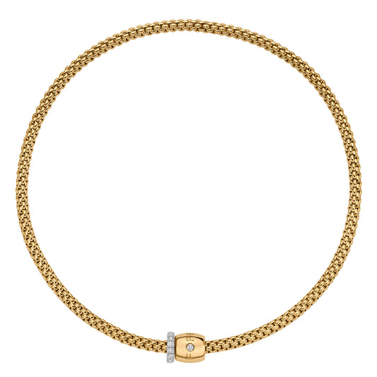 Solo Collection: Prima Choker Necklace with Diamond Rondel