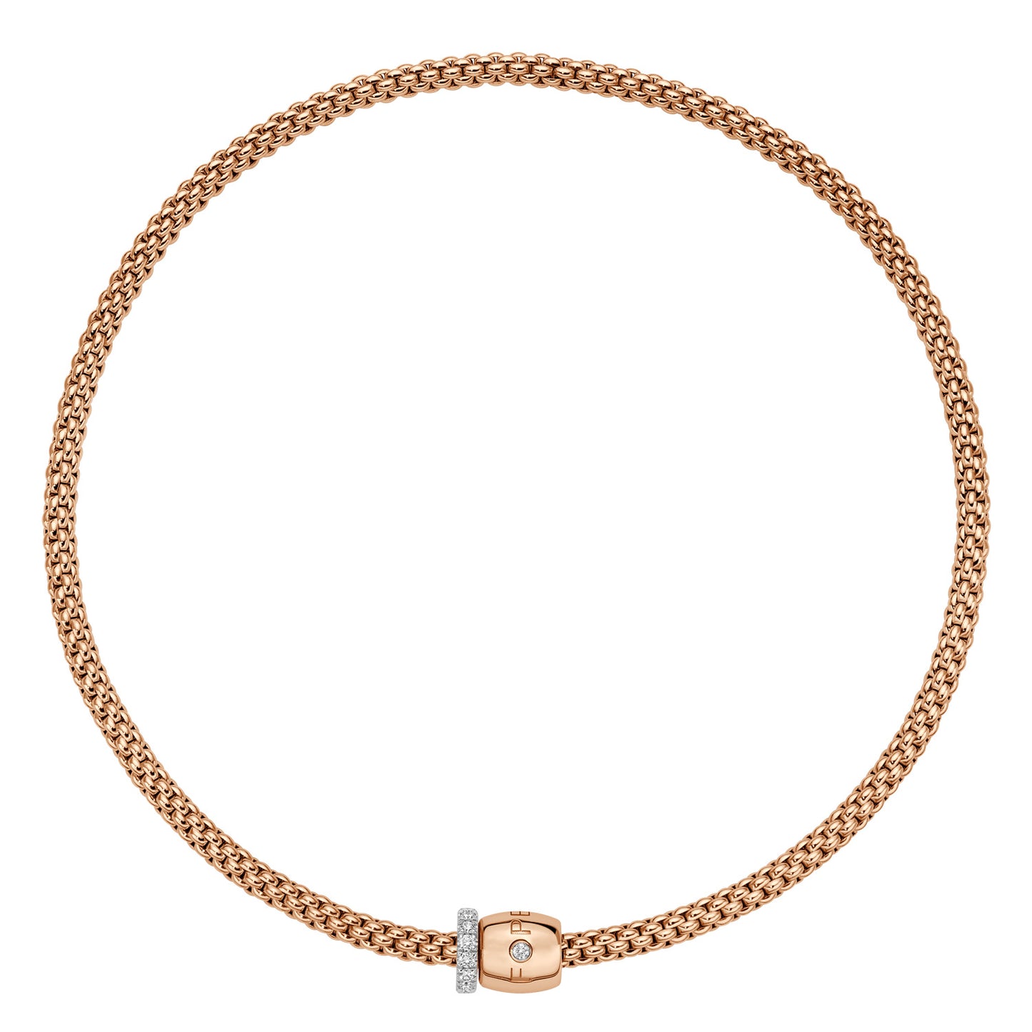 Solo Collection: Prima Choker Necklace with Diamond Rondel