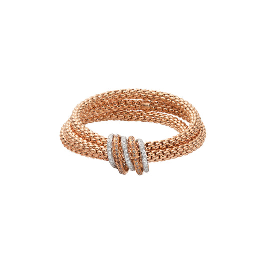Solo Collection: Full Pavé Buckle Triple Strand Bracelet