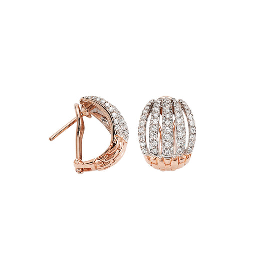 Solo Collection: Full Pavé Hoop Earrings