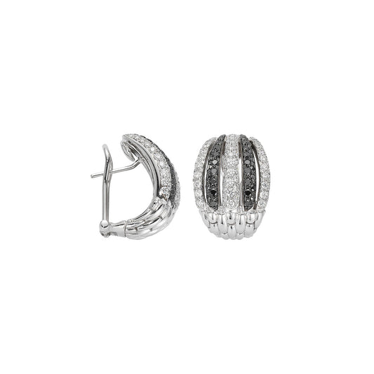 Solo Collection: Black Diamond Pavé Earrings