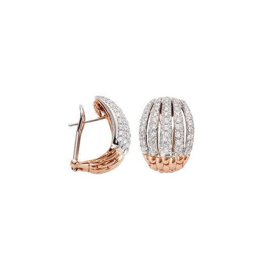 Solo Collection: Full Pavé Diamond Earrings