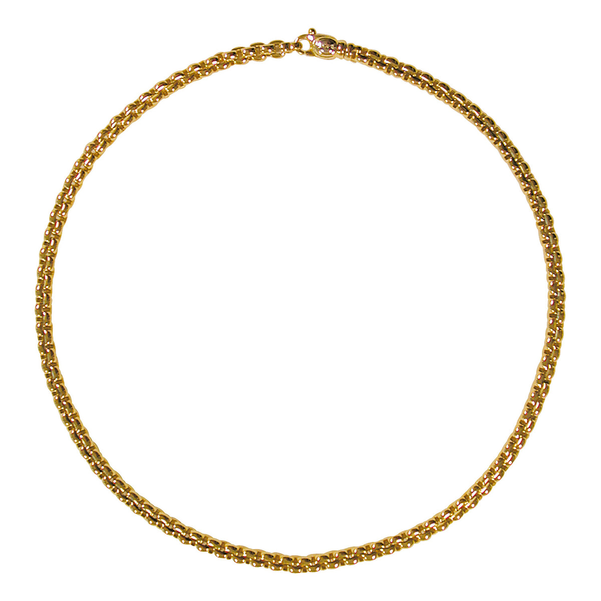 FOPE 18ct Gold Woven Mesh Necklace