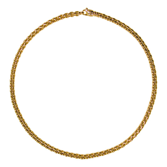 FOPE 18ct Gold Woven Mesh Necklace
