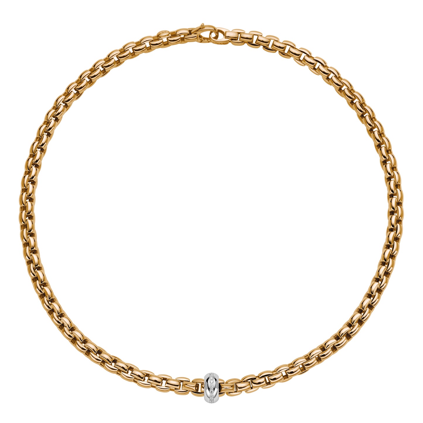 FOPE Eka Necklace- Diamond Line Rondel