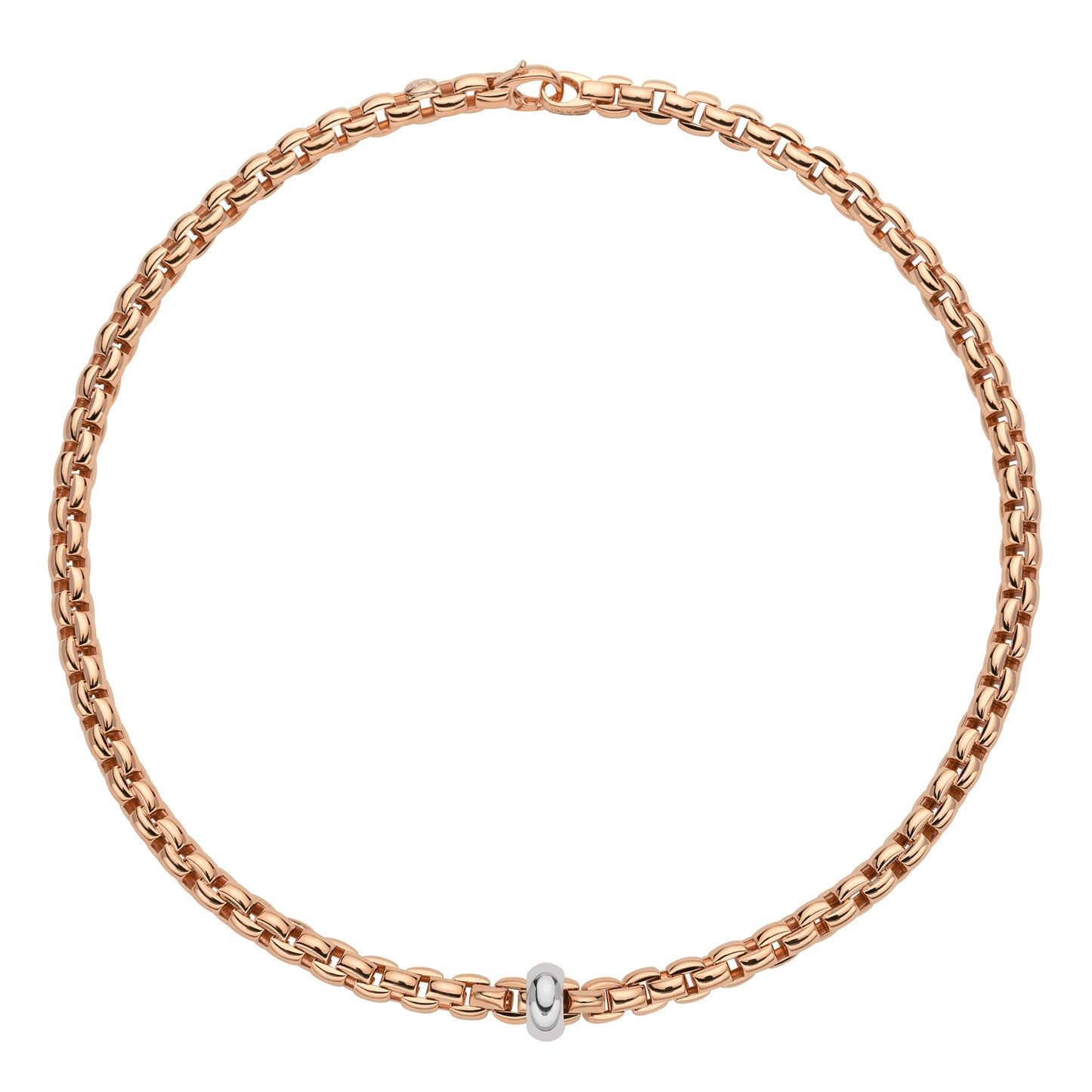 FOPE Eka Necklace- Polished Gold Rondel
