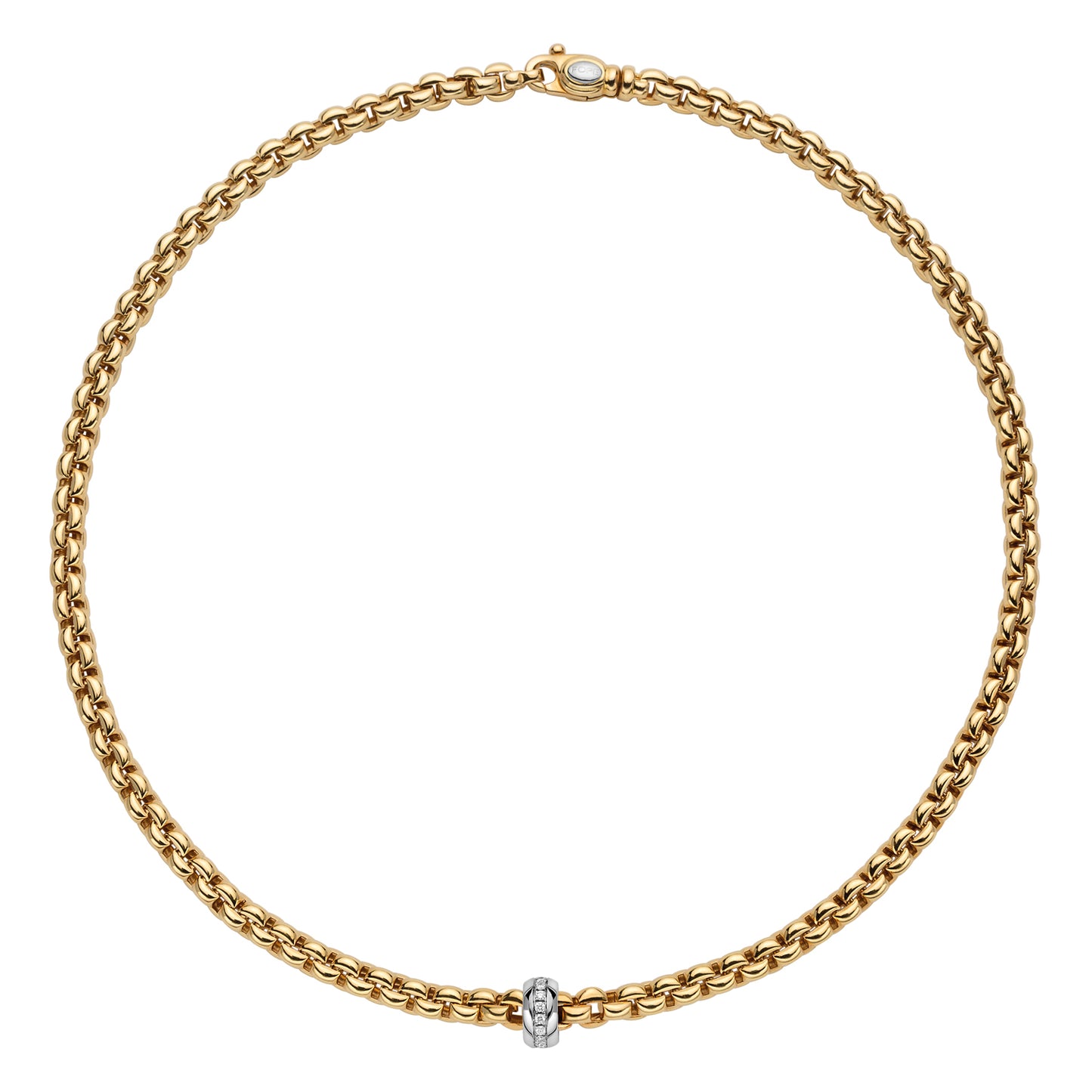 FOPE Eka Necklace- Diamond Line Rondel