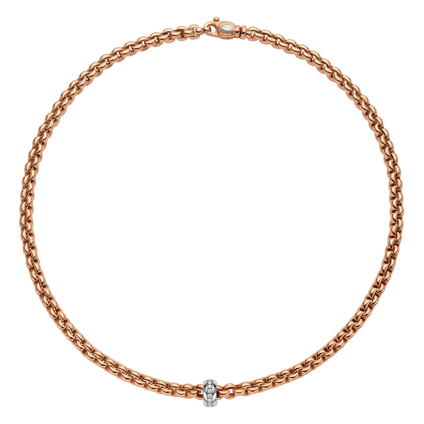 FOPE Eka Necklace- Diamond Line Rondel