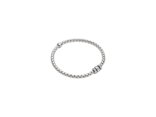 FOPE Eka Tiny Three Diamond Rondel Flex’it Bracelet